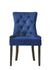 ACME Farren Blue Velvet & Espresso Finish Side Chair Model 77165