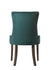 ACME Farren Green Velvet & Espresso Finish Side Chair Model 77166
