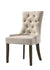 ACME Farren Beige Fabric & Espresso Finish Side Chair Model 77172