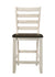 ACME Tasnim Oak & Antique White Finish Counter Height Chair Model 77183