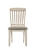 ACME Fedele Tan Fabric & Cream Finish Side Chair Model 77192