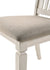 ACME Fedele Tan Fabric & Cream Finish Side Chair Model 77192