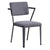ACME Cargo Gray Fabric & Gunmetal Dining Chair Model 77902