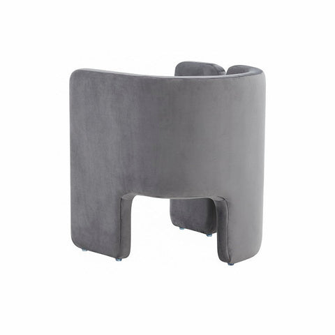 Modrest Tirta Modern Grey Accent Chair