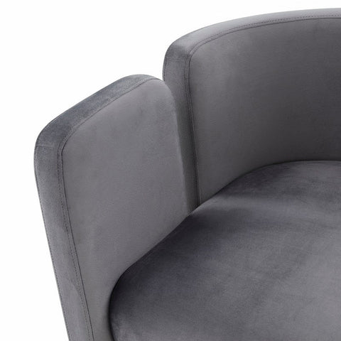 Modrest Tirta Modern Grey Accent Chair