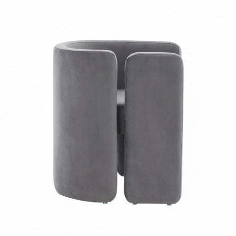 Modrest Tirta Modern Grey Accent Chair