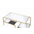 ACME Astrid Gold & Mirror Coffee Table Model 81090