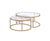 ACME Shanish Faux Marble & Gold Coffee Table Model 81110