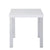 ACME Harta White High Gloss & Chrome End Table Model 82332