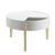 ACME Bodfish White & Natural Coffee Table Model 83215