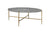 ACME Tainte Faux Marble & Champagne Finish Coffee Table Model 83475