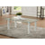 ACME Gordie White & Clear Glass Coffee Table Model 83680