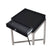 ACME Belinut Black & Brushed Nickel End Table Model 84461