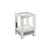 ACME Noralie Mirrored & Faux Diamonds End Table Model 84722