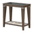 ACME Peregrine Walnut & Glass Accent Table Model 87993