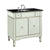 ACME Atrian Black Marble & Mirrrored Sink Cabinet Model 90345
