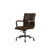 ACME Joslin Distress Chocolate Top Grain Leather Executive Office Chair Model 92028
