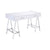 ACME Coleen White High Gloss & Chrome Desk Model 92229