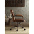 ACME Harith Retro Brown Top Grain Leather Executive Office Chair Model 92414