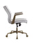 ACME Attica Vintage White Top Grain Leather Executive Office Chair Model 92484