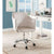 ACME Cosgair Champagne Velvet & Chrome Office Chair Model 92506