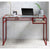 ACME Yasin Red & Glass Desk Model 92584