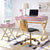 ACME Coleen Pink & Gold Desk Model 92612
