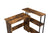 ACME Ievi Weathered Oak & Black Finish Writing Desk Model 92750