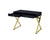 ACME Coleen Black & Brass Finish Desk Model 93050