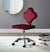 ACME Clover Red Velvet Office Chair Model 93070