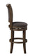 ACME Glison Charcoal Fabric & Walnut Bar Chair Model 96458
