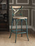 ACME Zaire Antique Turquoise & Antique Oak Bar Chair Model 96807