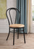 ACME Jakia Black & Natural Side Chair Model 96815