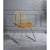 ACME Faina Whiskey PU & Gold Side Chair Model 96848