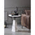 ACME Galilahi Faux Marble & Black Accent Table Model 97127
