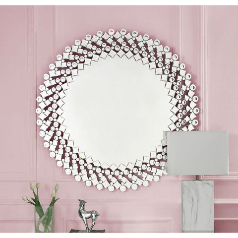 ACME Kachina Mirrored & Faux Gems Wall Decor Model 97585