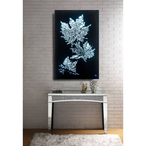 ACME Hadrias Smoky Glass & Faux Crystal Wall Art Model 97716
