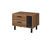 ACME Trolgar Brown Oak & Black Finish Accent Table Model 97964