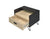 ACME Melkree Oak & Black Finish Accent Table Model 97968