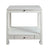 ACME Seatlas Antique White Finish Accent Table Model 97975