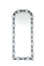 ACME Noralie Mirrored & Faux Diamonds Accent Floor Mirror Model 97984