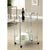 Furniture Of America Loule Chrome Contemporary Serving Cart Model CM-AC228