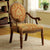 Furniture Of America Hammond Antique Oak/Pattern Traditional Accent Chair Model CM-AC6024