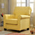 Furniture Of America Belem Yellow Transitional Single Chair With Yellow Model CM-AC6056YW