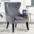 Furniture Of America Soledad Gray Contemporary Accent Chair, Gray Model CM-AC671GY