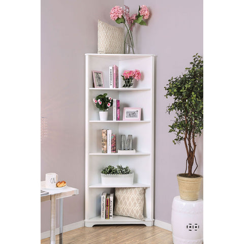 Furniture Of America Rockwall White Transitional Bookshelf Model CM-AC806WH
