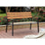 Furniture Of America Isha Oak Transitional Outdoor Bench Model CM-BN1869A