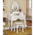 Furniture Of America Harriet White White Vanity With Stool Model CM-DK6845WH
