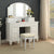Furniture Of America Athy White Transitional Vanity With Stool Model CM-DK6848WH