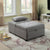 Furniture Of America Oona Gray Contemporary Futon Sofa, Gray Model CM2543GY